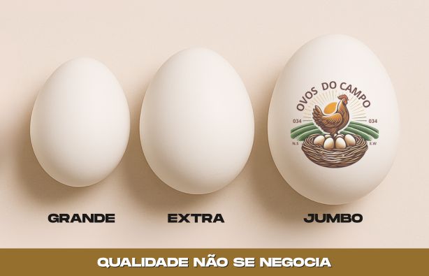 Ovo Jumbo Ovos do Campo